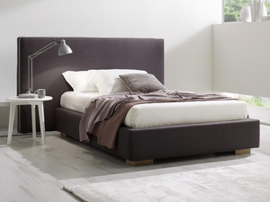 MONO ALTO - Full size upholstered bed _ Duomo Design